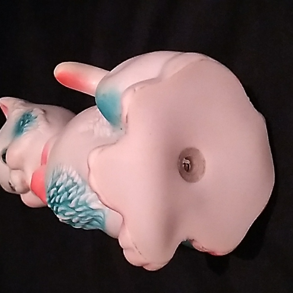 Vintage Sun Rubber Company Ruth Newton Kitschy Kitty Cat Rubber Squeak Toy (B5) - Picture 8 of 11